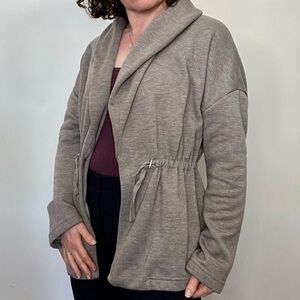 Fabletics Open Front Drawstring Jacket/Cardigan Sz S